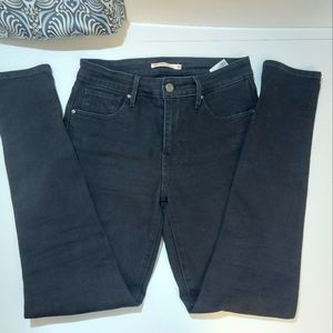 Levis Black Stretch Denim Jeans